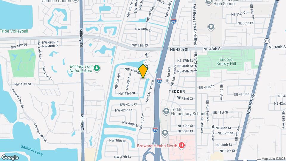 221 NW 43rd Pl Mapa y Detalles de la Ubicación