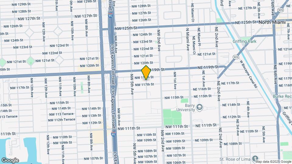 11714 NW 3rd Ave Map and Location Details
