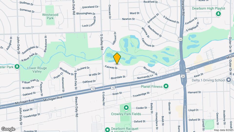 25152 Fairway Dr Map and Location Details
