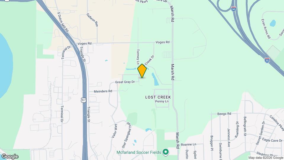 4221 Owl Creek Dr Map and Location Details