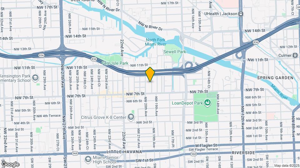 820 NW 19th Ct Map and Location Details