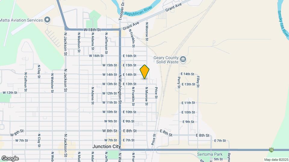 1302 N Monroe St Mapa y Detalles de la Ubicación