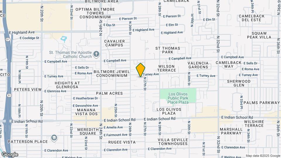 4332 N 27th St Map and Location Details