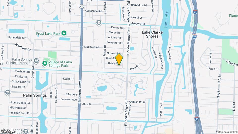 2545 Palm Rd Mapa y Detalles de la Ubicación