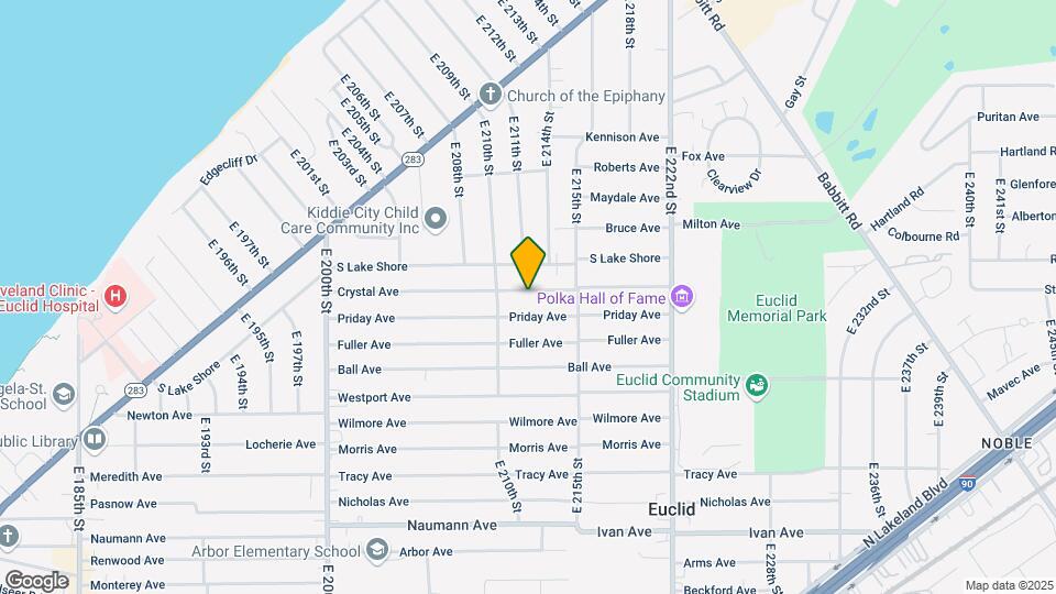 21250 Crystal Ave Map and Location Details