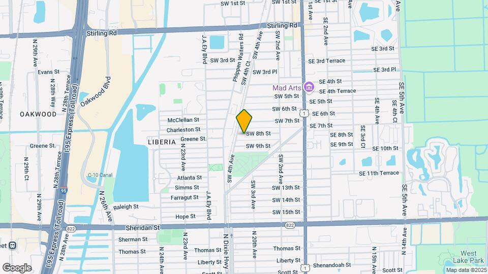 279 SW 8th St Map and Location Details