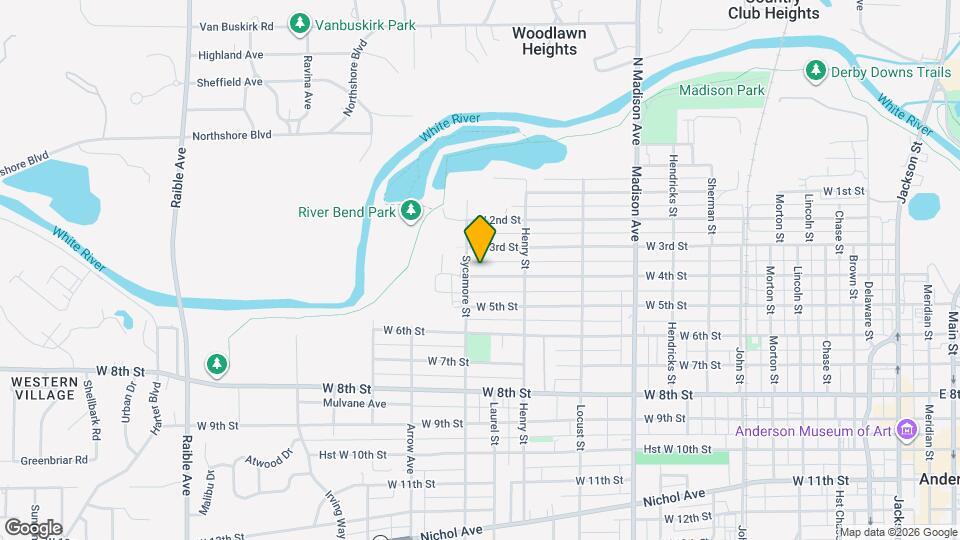 1514 W 4th St Map and Location Details