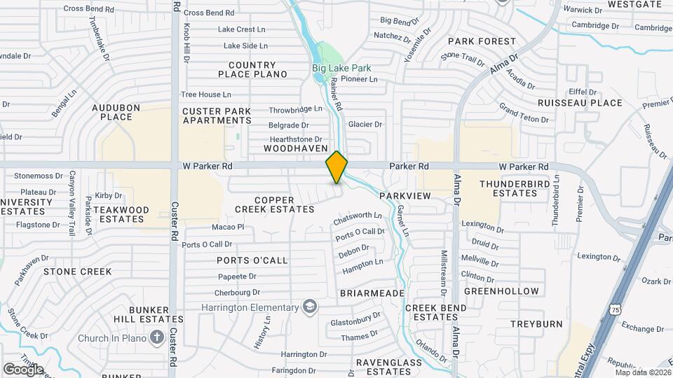 3105 Copper Creek Dr Map and Location Details