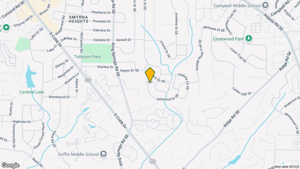 3659 Ashwood Dr SE Map and Location Details