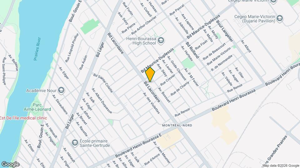 11781 Lacordaire Boul Map and Location Details