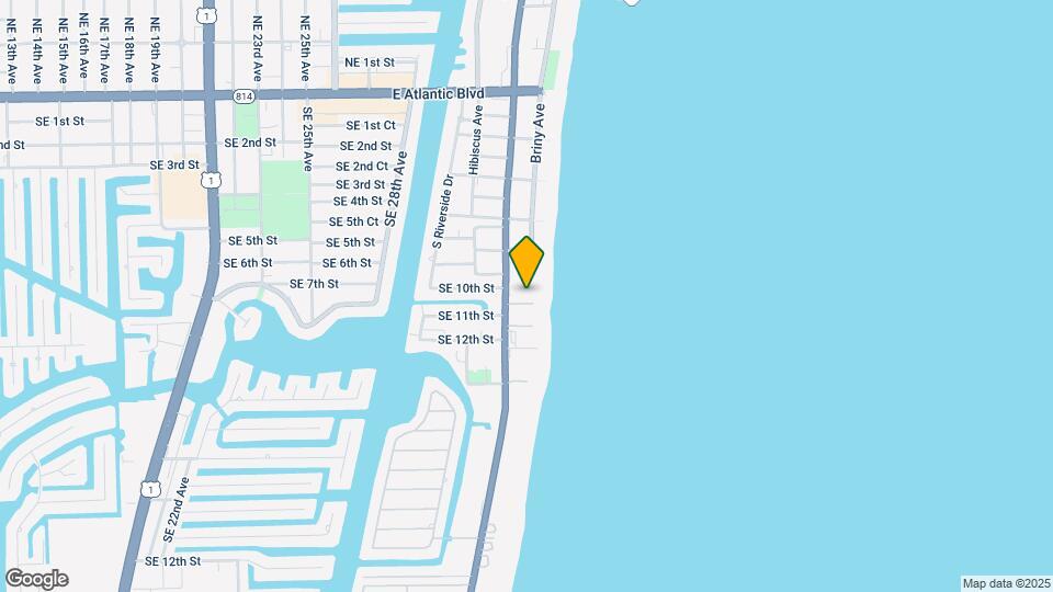 Pompano Aegean Condominiums Map and Location Details