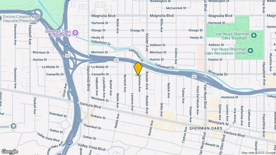 4753 Saloma Ave Map and Location Details