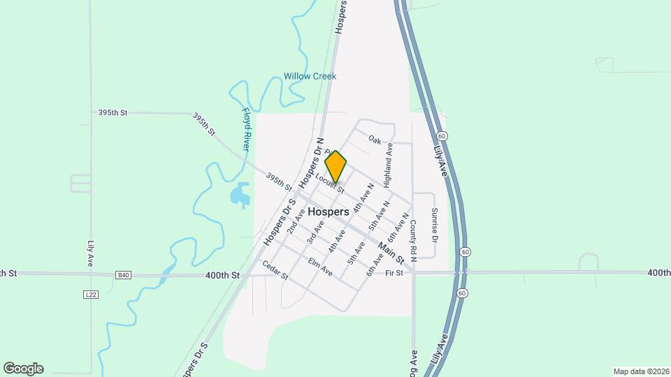 204 Locust St Mapa y Detalles de la Ubicación