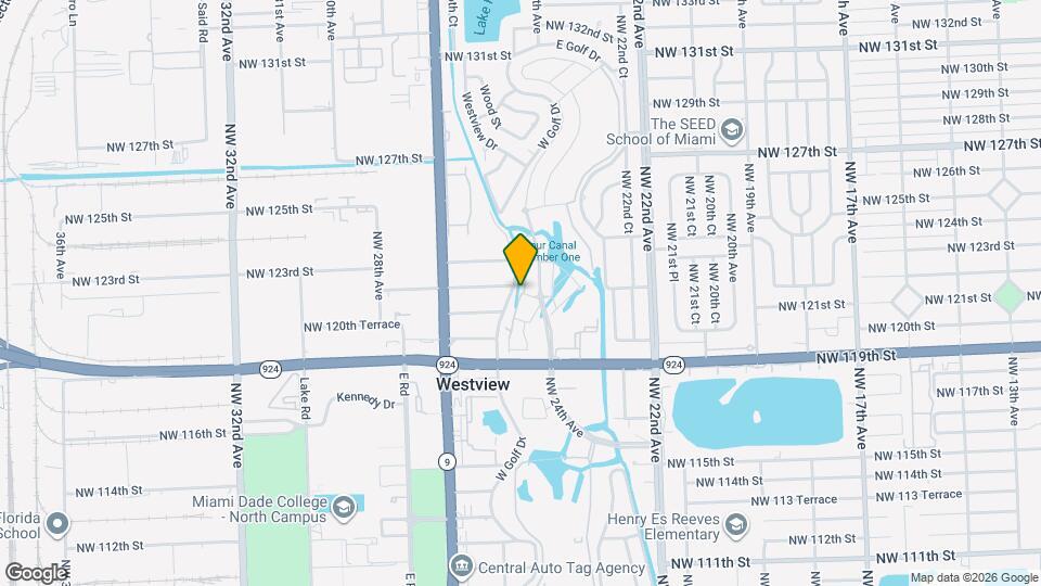 12184 NW 24th Pl Map and Location Details