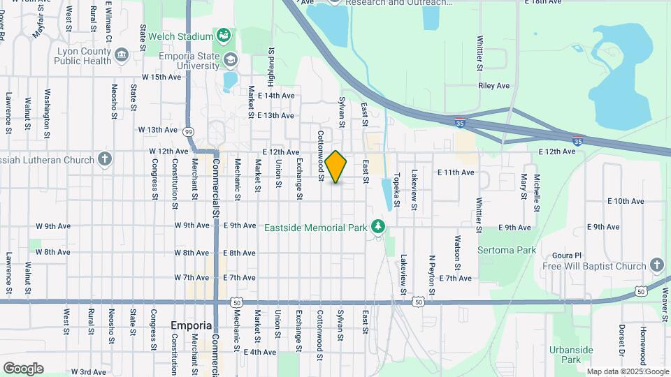 1013 Sylvan St Map and Location Details