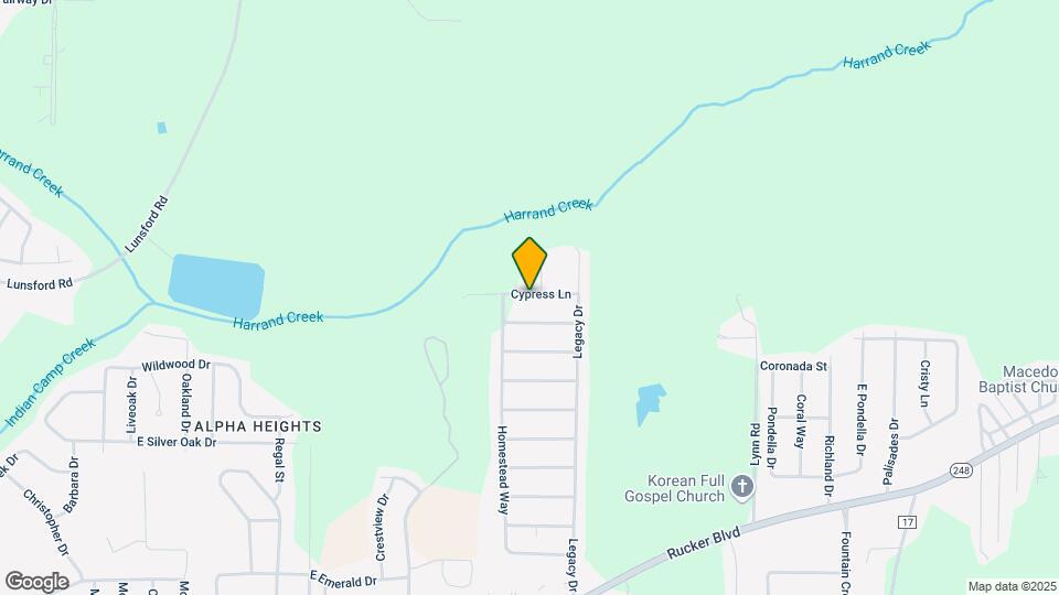 203 Cypress Ln Map and Location Details