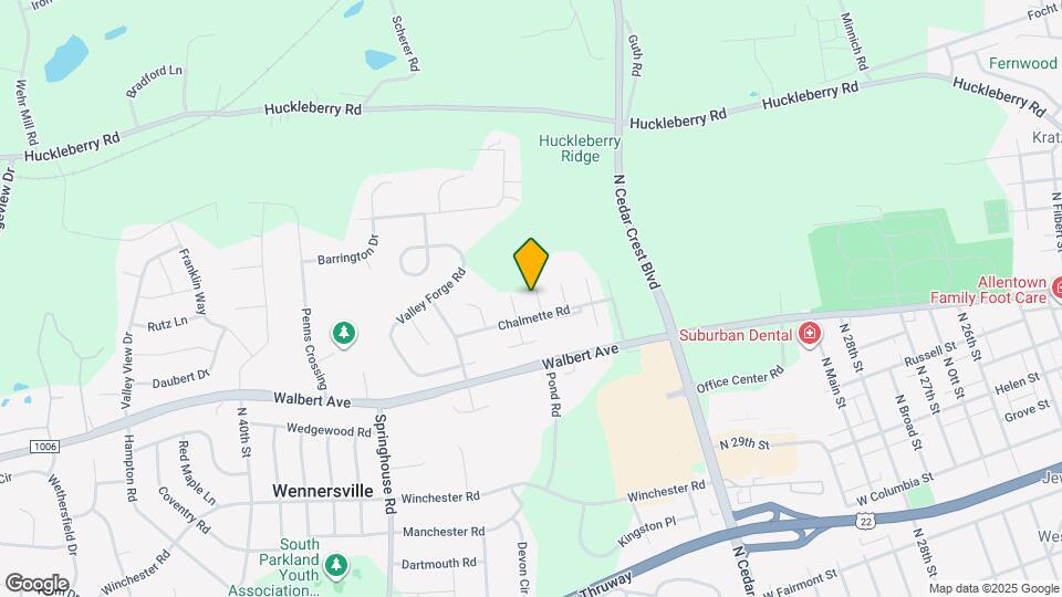 1718 Redwood Ct Mapa y Detalles de la Ubicación