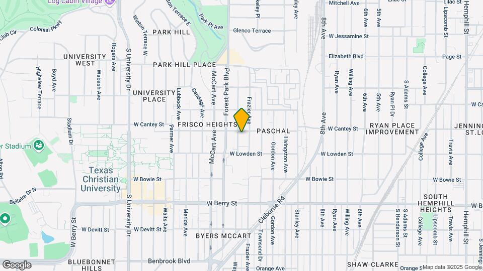 2805 Wayside Ave Map and Location Details