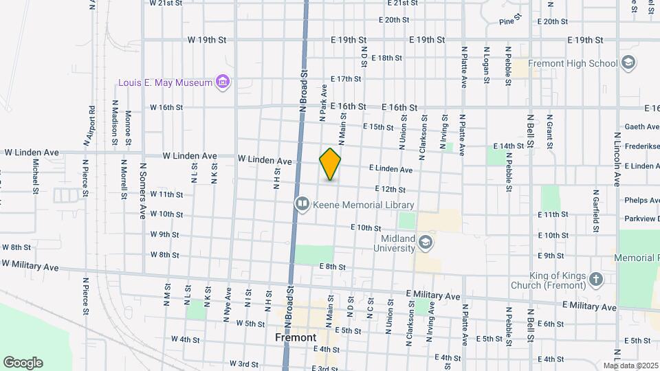 140 E 12th St Map and Location Details