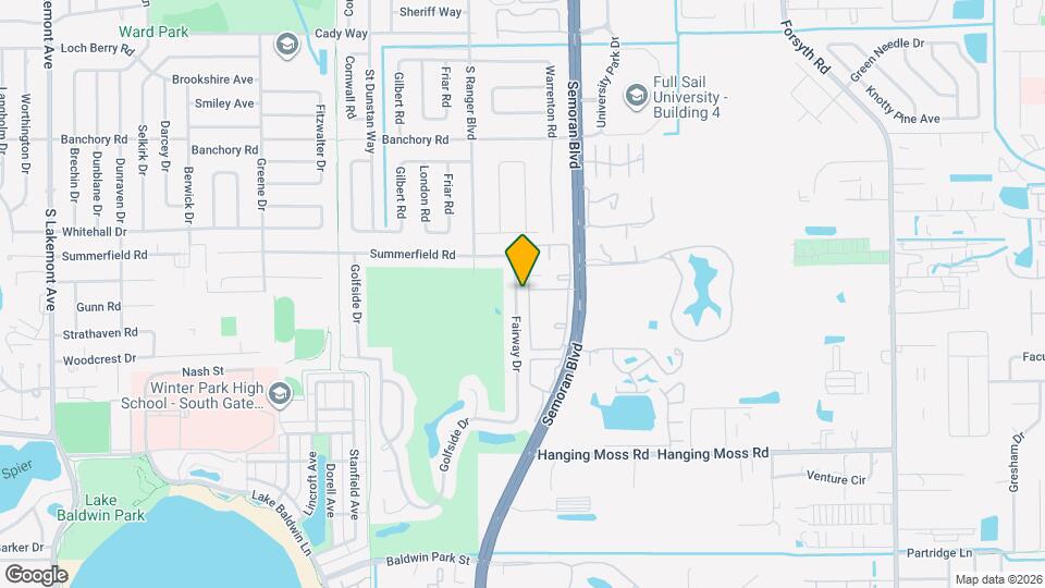 952 Fairway Dr Map and Location Details