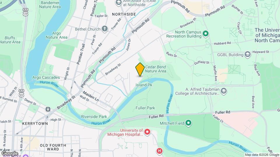 1261 Island Dr Map and Location Details