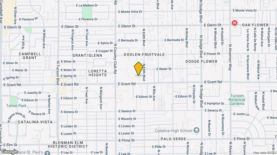 3233 E Grant Rd Mapa y Detalles de la Ubicación