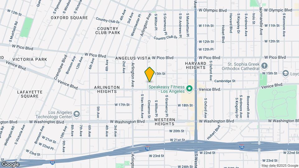 1536 S Van Ness Ave Map and Location Details