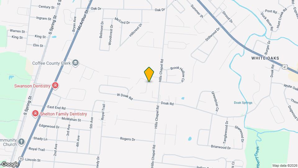 139 Fox Creek Ct Map and Location Details