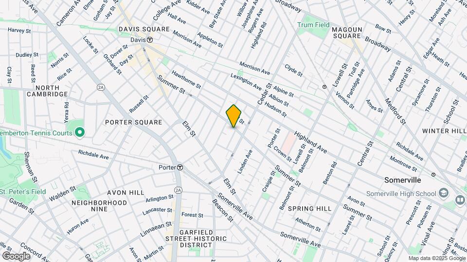 7 Ashland St, Unit 1 Map and Location Details