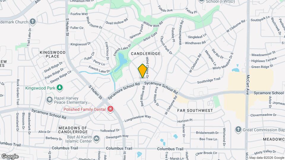 7419 Lemonwood Ln Map and Location Details