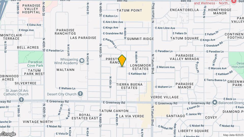 4527 E Marconi Ave Map and Location Details