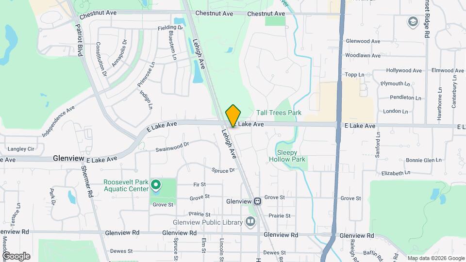 1332 Greenwillow Ln Map and Location Details