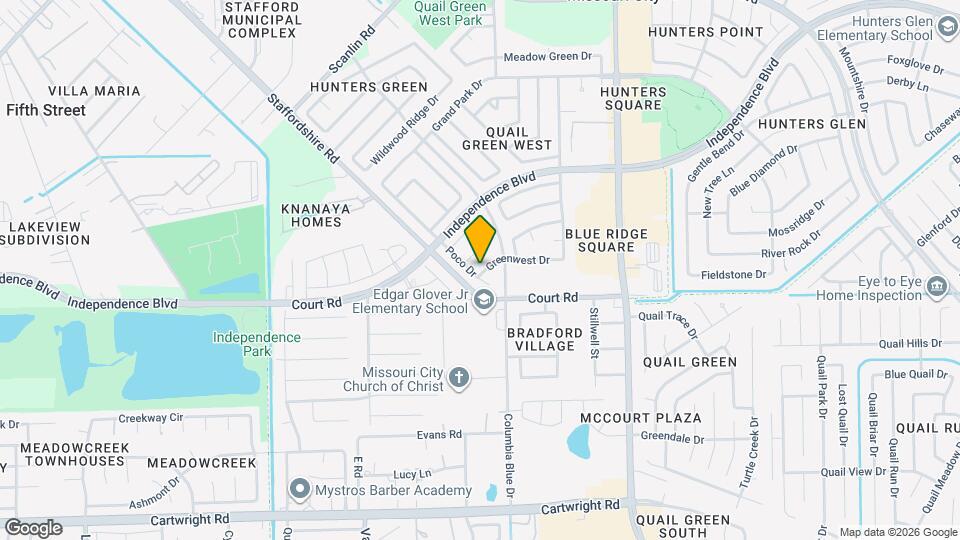 2034 Greenwest Dr Map and Location Details