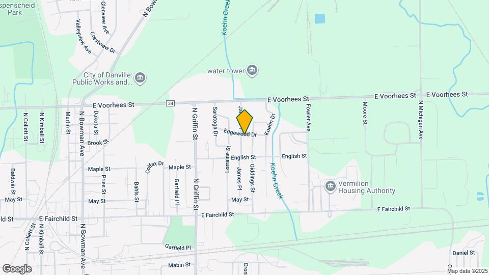 1113 James Map and Location Details