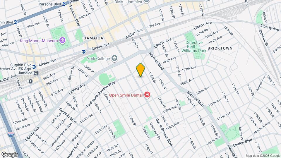 104-42 164th St Map and Location Details