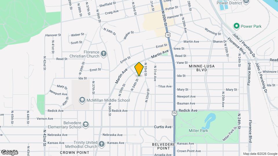 6749 N 34th St Mapa y Detalles de la Ubicación