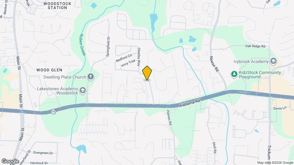726 Woodstock Grove Dr Map and Location Details