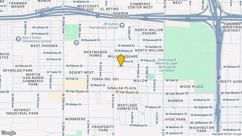 3017-3021 W Fillmore St Map and Location Details