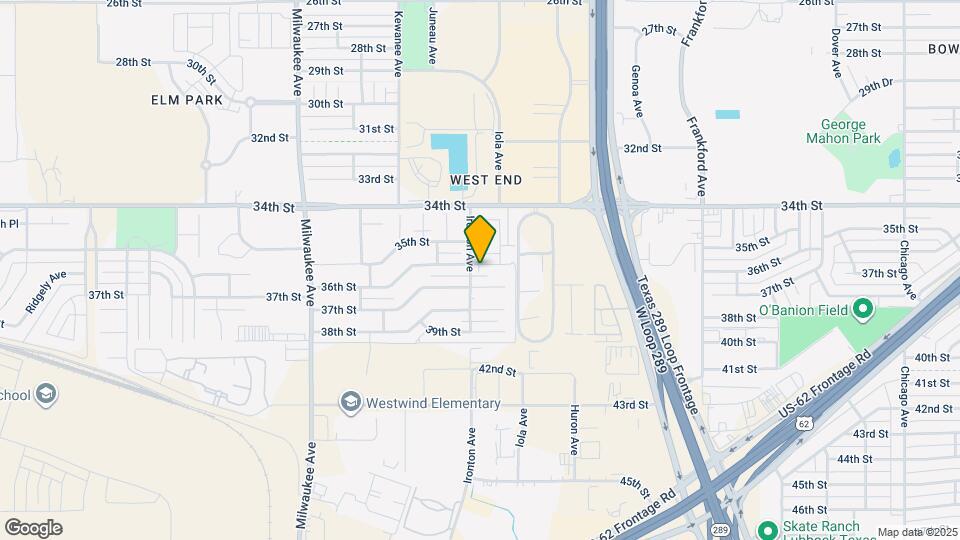 6111 36th St Map and Location Details