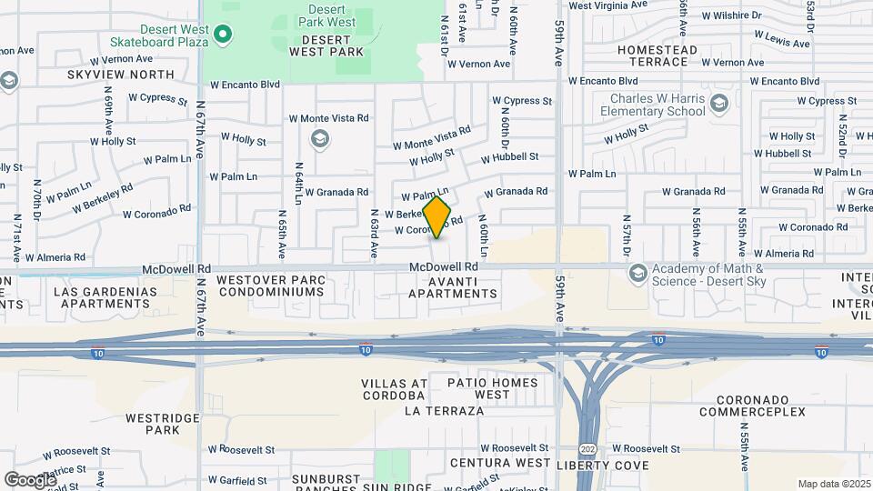 1619 N 62nd Ave Map and Location Details