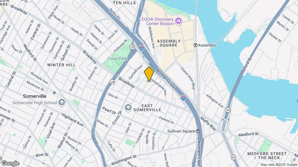 33 Wisconsin Ave Map and Location Details