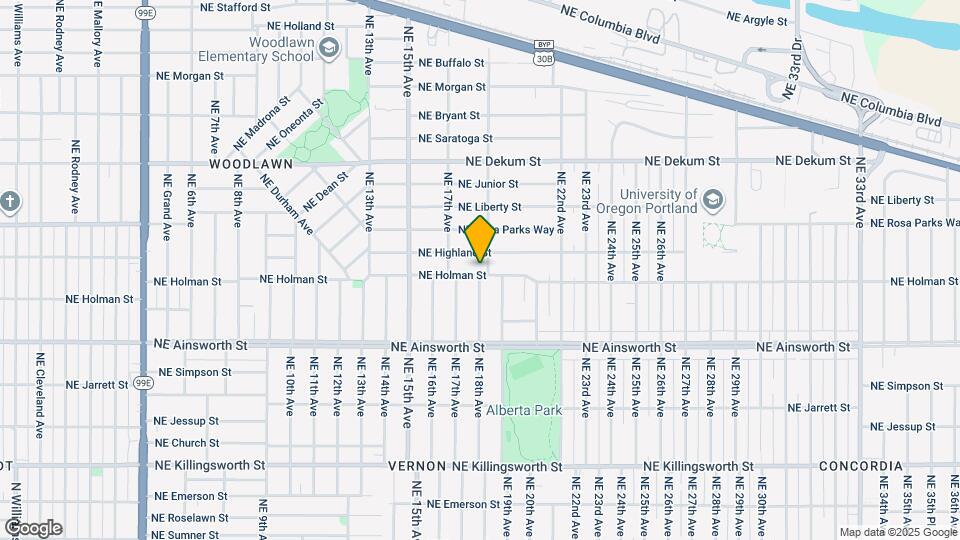 1765 NE Holman St, Unit B Map and Location Details