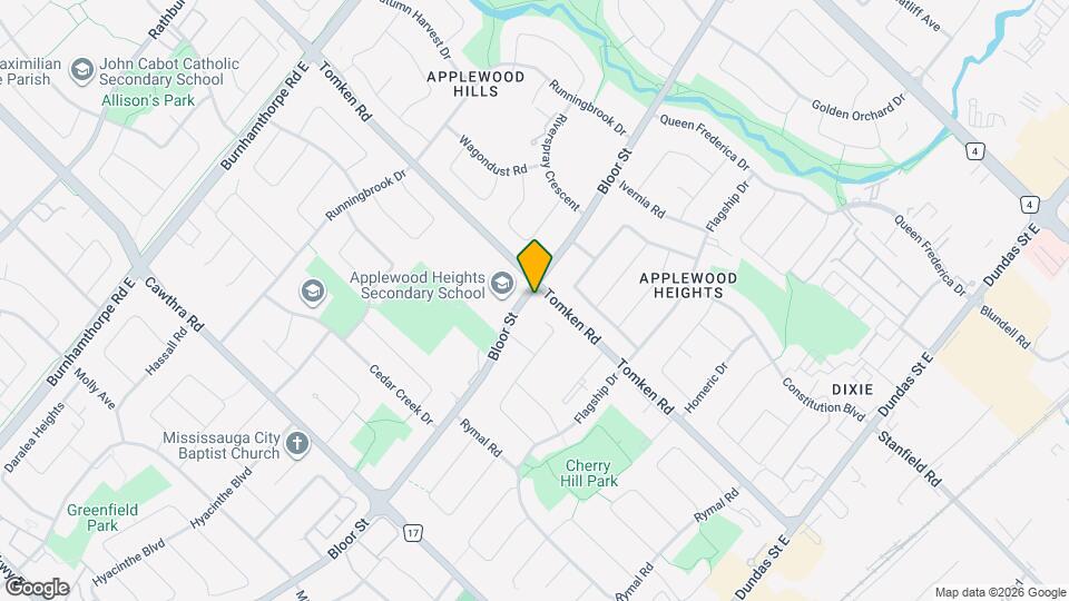 960 Bloor St Map and Location Details