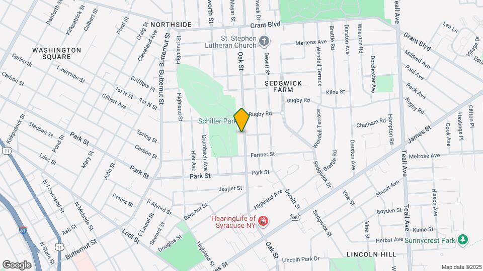 945 Oak St Map and Location Details