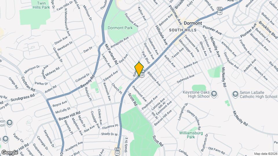 3245 W Liberty Ave Map and Location Details