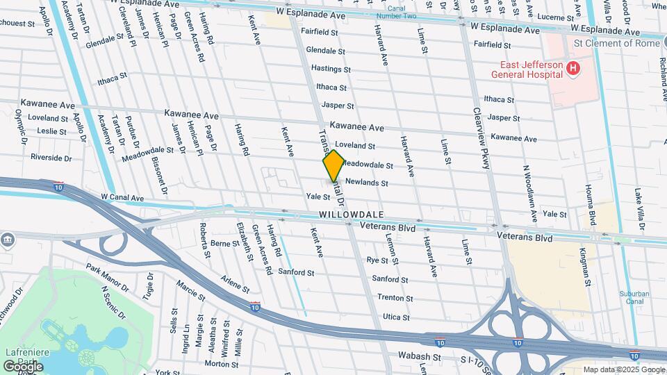 3416 Transcontinental Dr Map and Location Details
