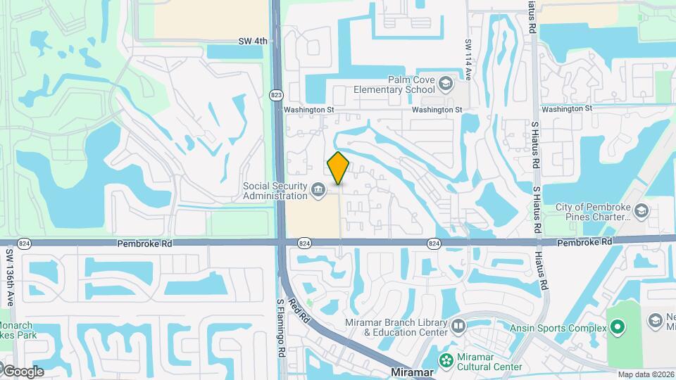 1340 SW 122nd Way Map and Location Details