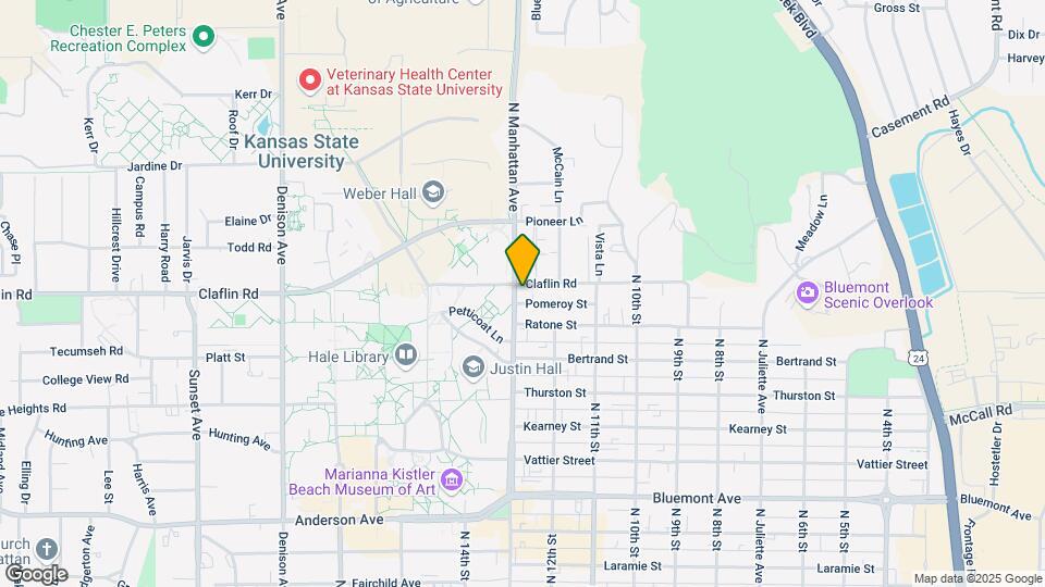 1225 Claflin Rd Mapa y Detalles de la Ubicación