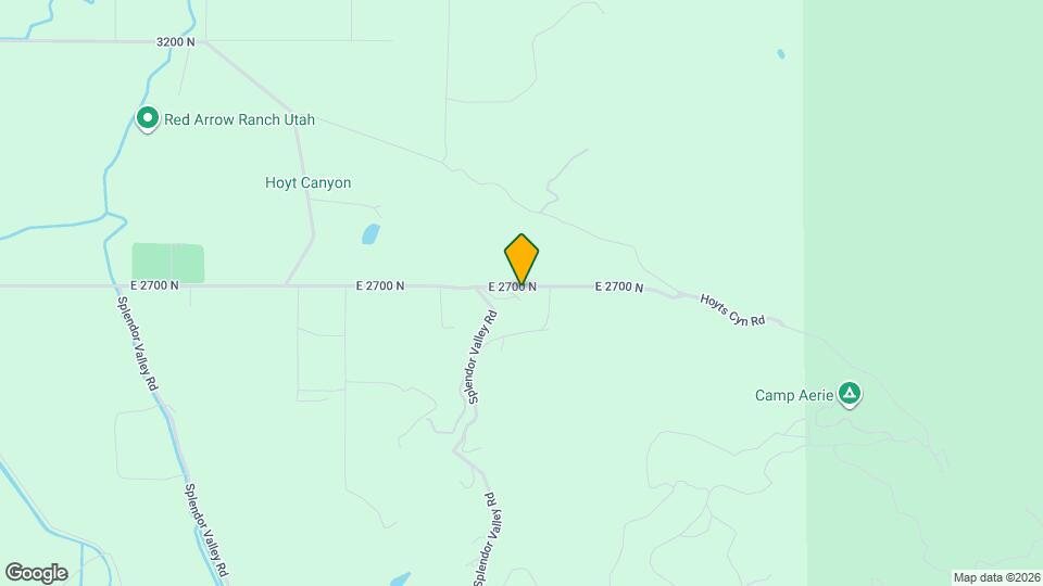 1320 E 2700 N Map and Location Details