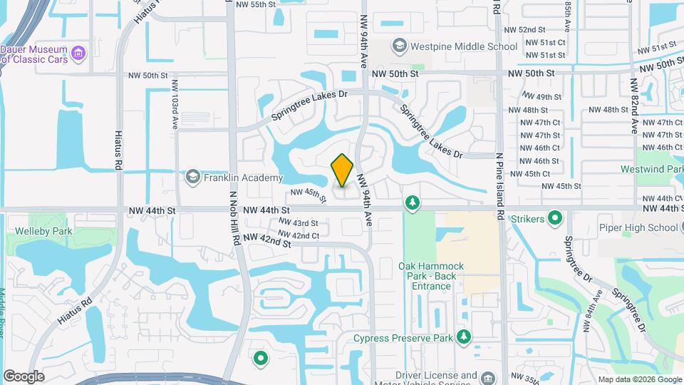 4515 NW 94th Way Map and Location Details